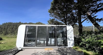 Sleek and Modern Glamping Pod in Klamath, Perfect for a Getaway near the Pacific Ocean