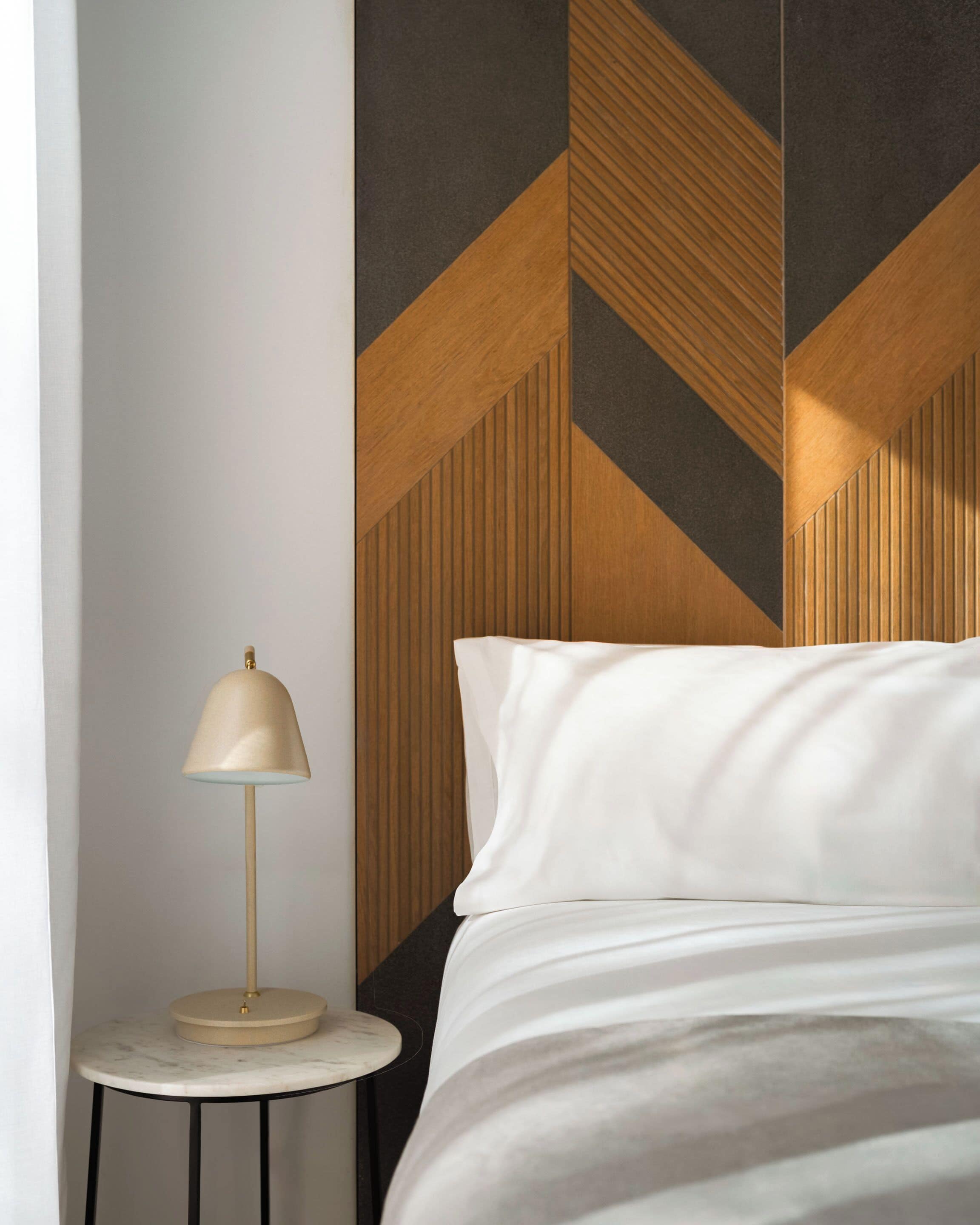 Individually decorated, individually furnished, desk, laptop workspace