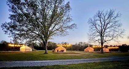 Stunning Bell Tent on a Beautiful Gated Property with Incredible River Views and River Access in Tahlequah, Oklahoma