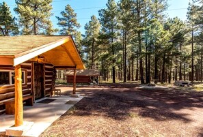 Unclassified image, 3 of 36, button - Cozy Historic Log Cabin with Fire Pit and Private Backyard on the Edge of the Kaibab National Forest in Parks, Arizona (Parks)