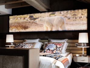 4 bedrooms, bed sheets - Luxury Duplex Courchevel 1850, ski-in/ski-out, 4 bedrooms (Courchevel)