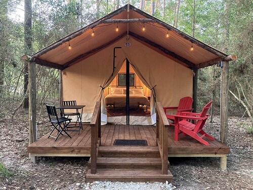 Luxuriously Romantic Safari Tent in Livingston, Texas