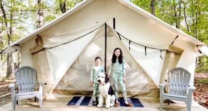 Charming Safari Tent for Group Glamping in Nature in Basinger, Florida