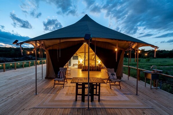 Opções para refeição ao ar livre