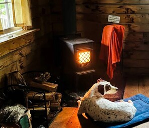 Interior - Naughty Dog Private Island Log Cabin in Monmouth, ME (Monmouth)