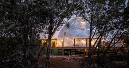 Fully-Equipped Luxury Dome Rental for 4 in Burnet, Texas