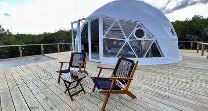 Sublime Glamping Dome in Texas for Memorable Vacations in Burnet