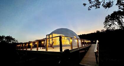 Sublime Glamping Dome in Texas for Memorable Vacations in Burnet