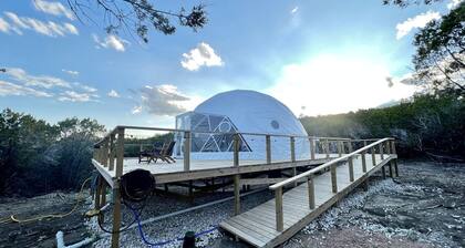 Sublime Glamping Dome in Texas for Memorable Vacations in Burnet