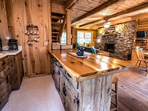 Interior - Creekside Family Cabin with Deck and BBQ in Topton, North Carolina (Topton)
