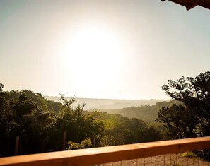 Uitzicht vanuit accommodatie