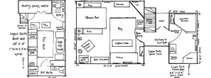 Floor plan - Perfect Couples' Getaway at Cozy Bed and Breakfast in Warren, Vermont (Warren)