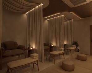 غرف معالجة الأزواج، جلسات تدليك الأنسجة العميقة، جلسات تدليك تايلاندية