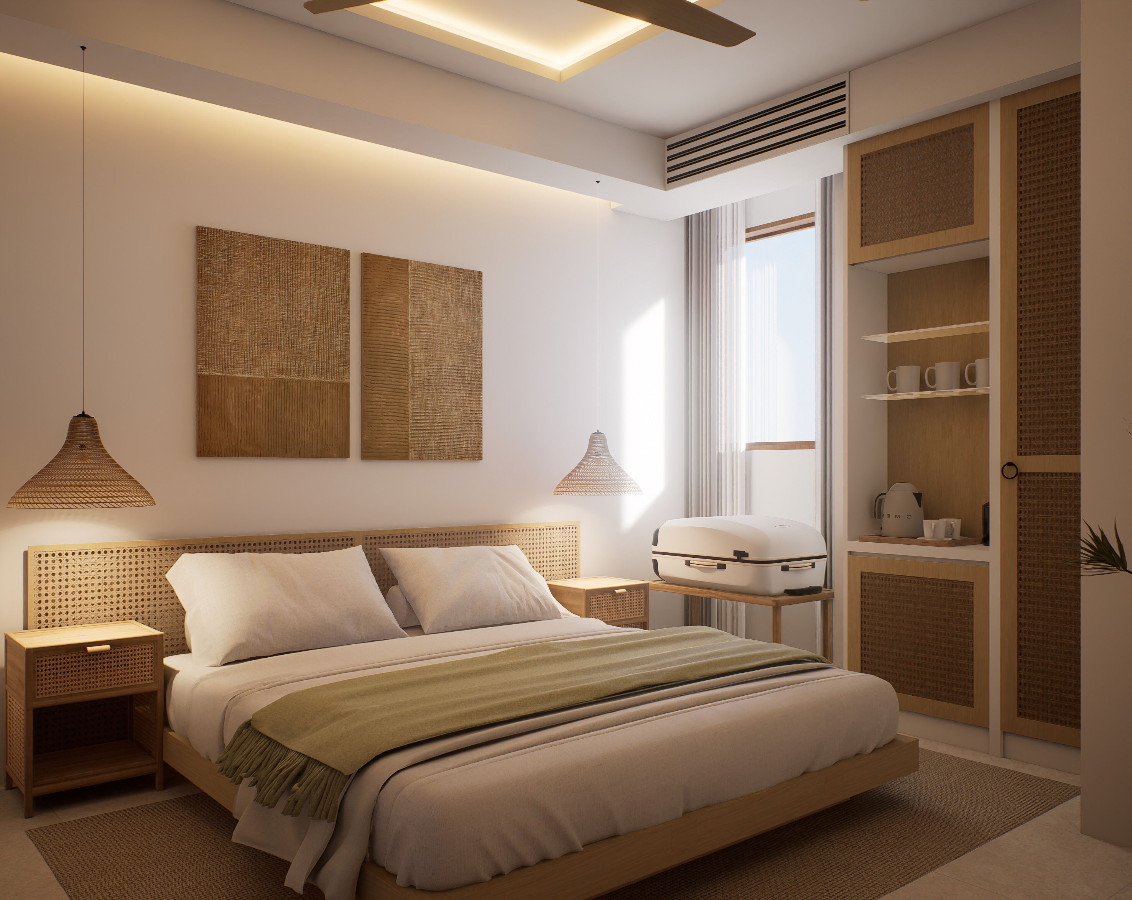 Habitació doble estàndard, vistes al parc | Minibar, caixa forta a l'habitació i escriptori 