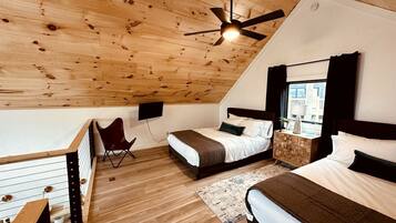 2 habitaciones, tabla de planchar con plancha, wifi y ropa de cama