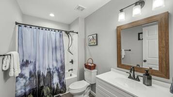 Hair dryer, towels