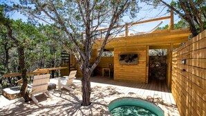 Unclassified image, 3 of 22, button - Beautiful Secluded Yurt with Hot Tub in Dripping Springs, Texas (Dripping Springs)