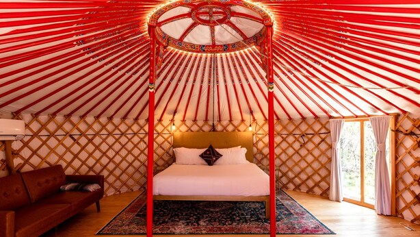 Unclassified image, 1 of 22, button - Beautiful Secluded Yurt with Hot Tub in Dripping Springs, Texas (Dripping Springs)