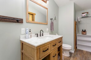 Bathroom - Quaint Secluded Cottage with Private Hot-Tub Incredible for a Weekend Getaway at Hocking Hills in Ohio (Logan)