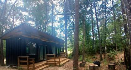 Secluded Container with BBQ for a Waterfront Retreat, Perfect for Fishing and Roasting S'Mores in Grimes County, Texas