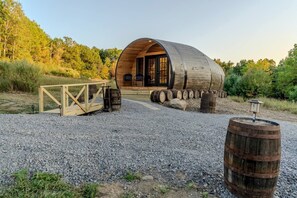 Exterior - Cozy Wine Barrel Stay with Fire Pit on Keuka Lake Wine Trail near Penn Yan, New York (Penn Yan)