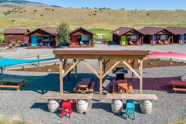 Udendørs spisemuligheder