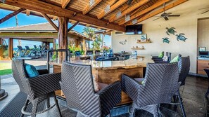 Condo, Multiple Beds, Lanai, Ocean View (Halii Kai 8C) | Bar (on property) - Waikoloa Golf Discount Views of Ocean & Golf Course Outdoor Seating - Vrkcv (Waikoloa)