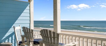 My Turn #207 - Oceanfront Duplex in Surf City with Pool & Direct Beach Access