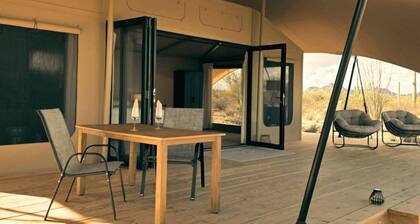 Luxury Glamping Retreat with Private Desert Trails near Saguaro National Park, Tucson Arizona