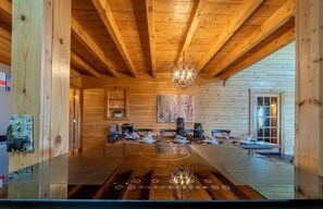 Dining - Secluded Lakefront Cabin with Games in Athens, Wisconsin (Athens)