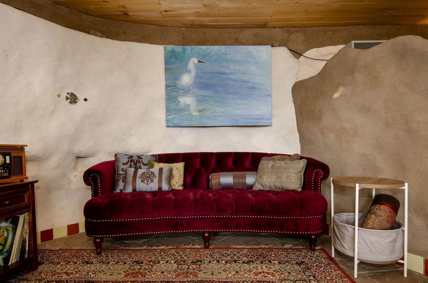 Fernseher, Kamin