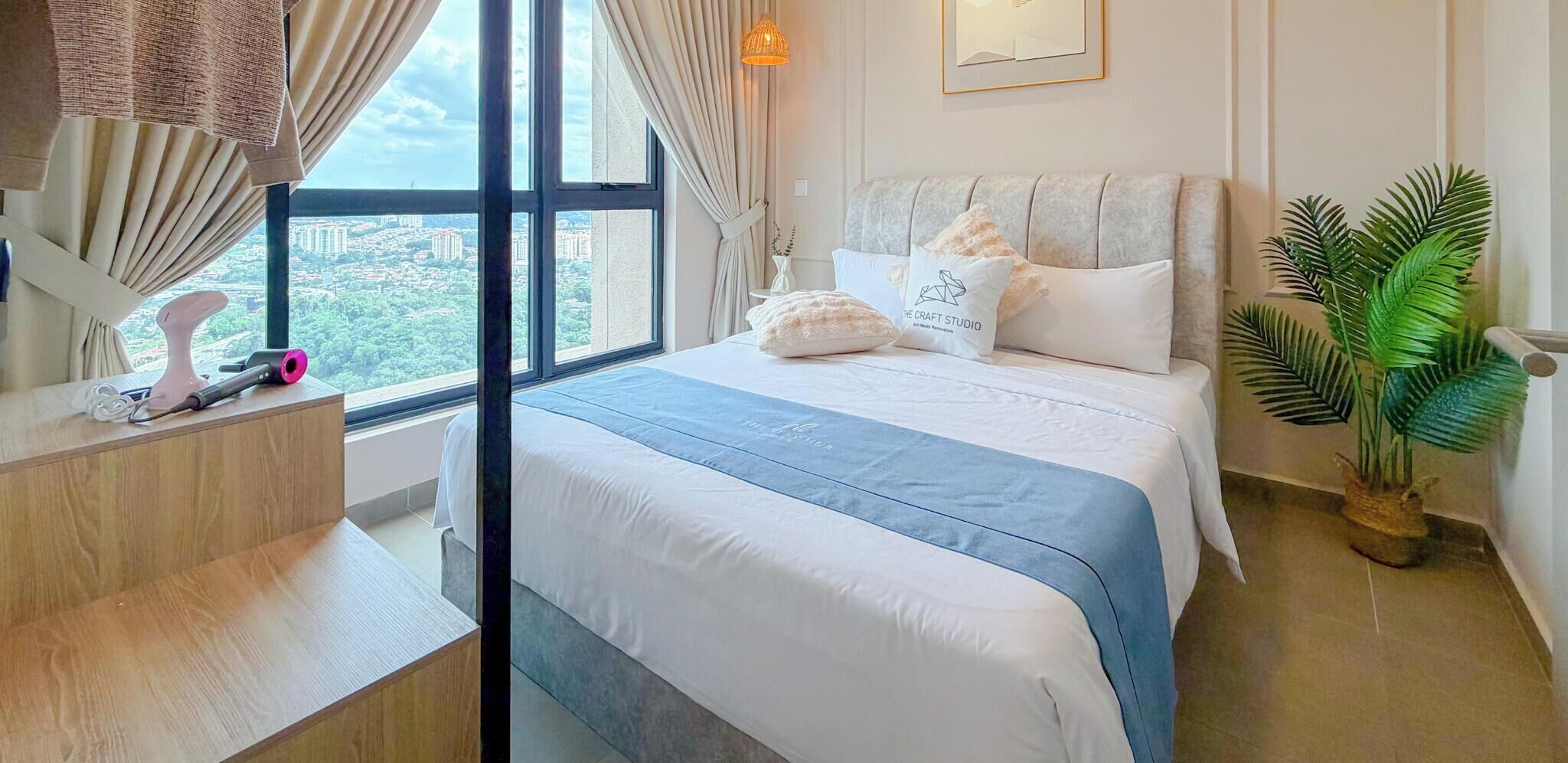 コンフォート アパートメント 2 ベッドルーム 禁煙 キッチン | アイロン / アイロン台、WiFi (無料)