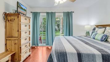 2 slaapkamers, een strijkplank/strijkijzer, wifi, beddengoed