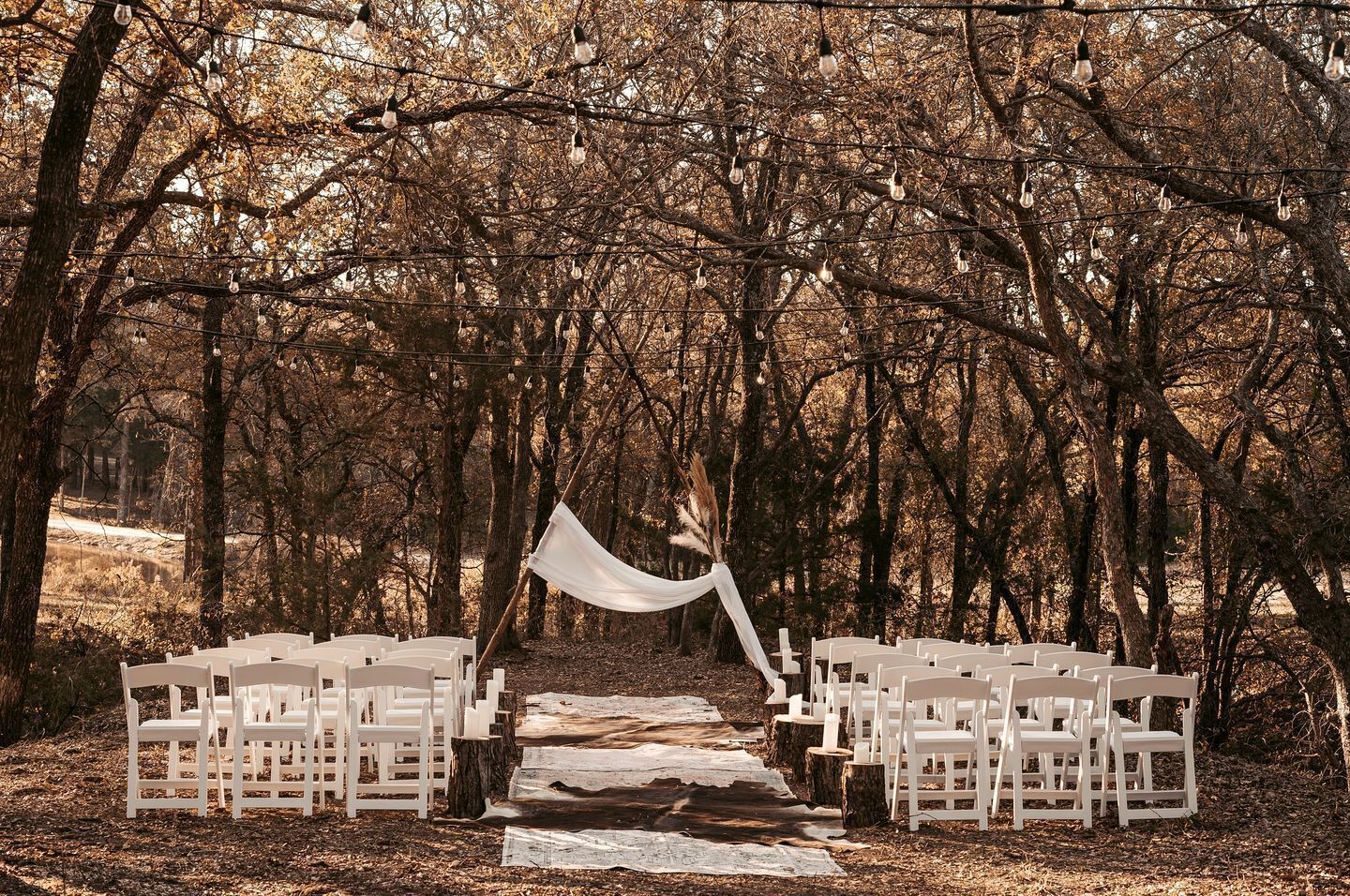 Espace banquet en plein air