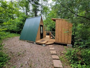 Exterior - Cool A-Frame on Creek in Purlear, North Carolina (Purlear)