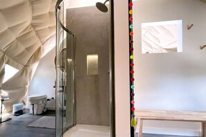 Interior - Marble Falls Glamping Dome for Romantic Getaways near Austin (Marble Falls)