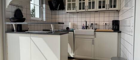 Fridge, oven, dishwasher, toaster