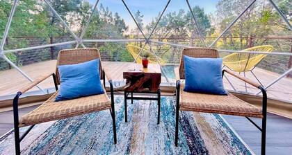 Secluded Dome Rental for Romantic Getaways in Texas Hill Country