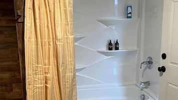 Hair dryer, soap, shampoo