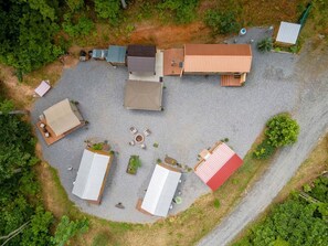 Exterior - Amazing Safari Tent on a Scenic Ridge Right Beside The Tuckasegee River Near Sylva North Carolina (Sylva)