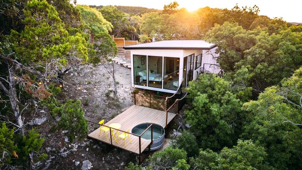 Exterior - Luxury Villa near Marble Falls for Weekend Getaways in Texas for Couples (Marble Falls)