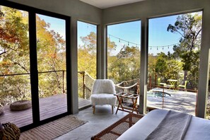 1 غرفة نوم ومكتب وواي فاي وملاءات أسرّة