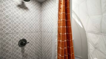 Towels, soap, shampoo