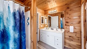 Hair dryer, towels
