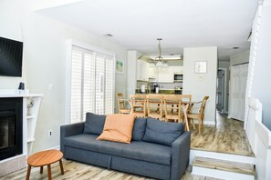 Smart TV, fireplace, DVD player - Steps to Beach & Boardwalk | 5BR/3BA w/ Pool, Decks & 3 Parking Spots (Ocean City)
