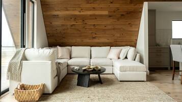 TV, fireplace, video games, ping pong