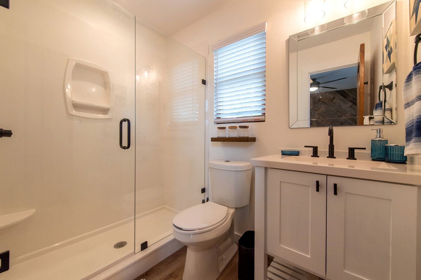 Hair dryer, towels
