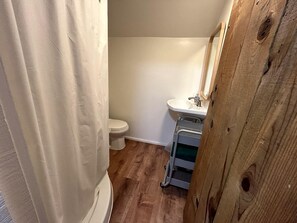 Bathroom - Pet Friendly Studio Cabin with Fireplace near Tonto National Forest, Central Arizona (Payson)