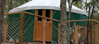 Rustic Luxury: Riverfront Yurt Glamping in Claxton, Georgia