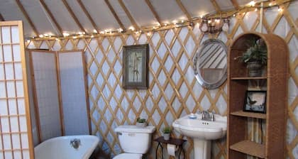 Rustic Luxury: Riverfront Yurt Glamping in Claxton, Georgia